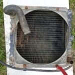 Radiator tractor excavator 41x42x9 piesa noua pentru motoare industriale