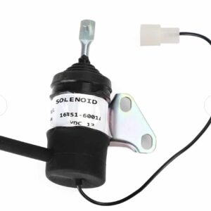 Solenoid stop Kubota D722 D902 Z482 12V compatibil Bobcat E10 463 Carrier - piesa noua